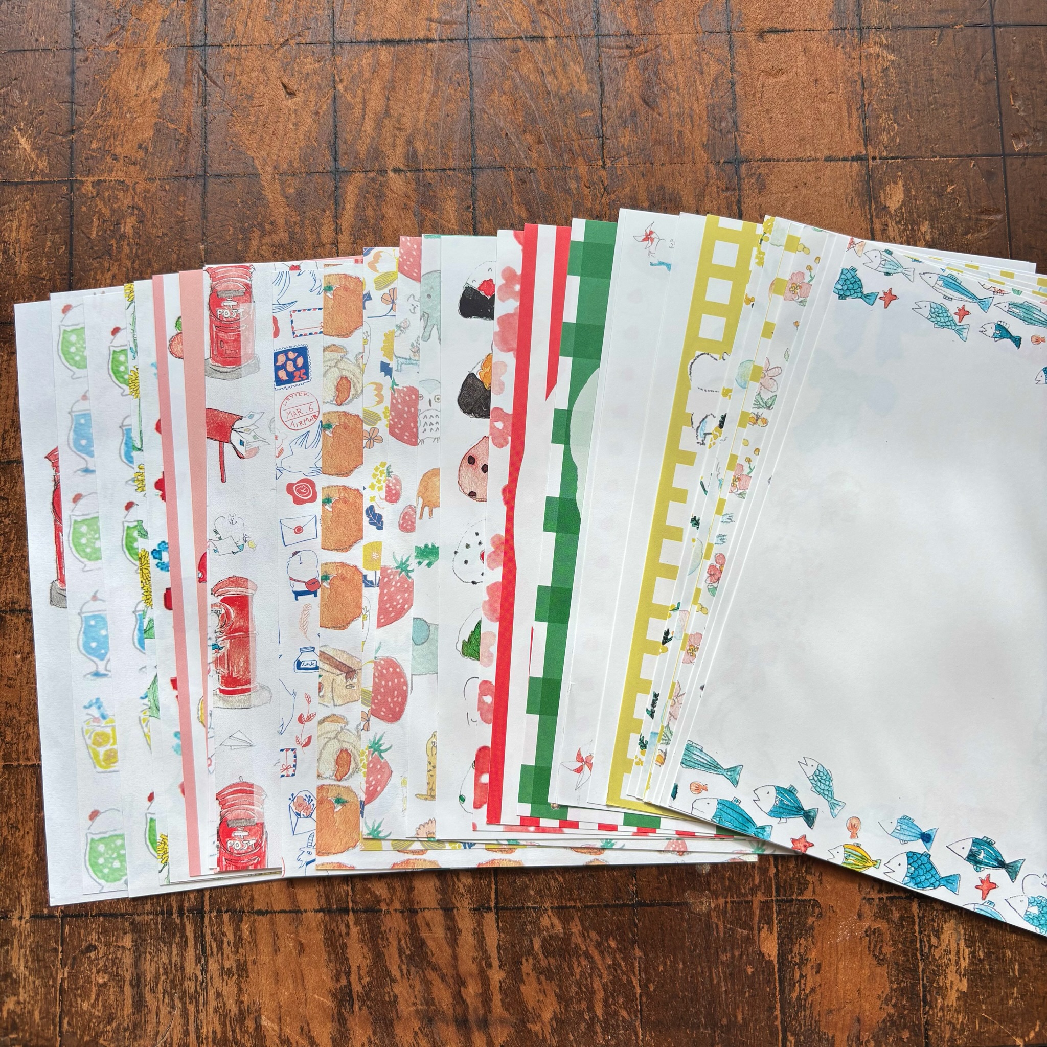 A6 便箋30柄 各1枚入り