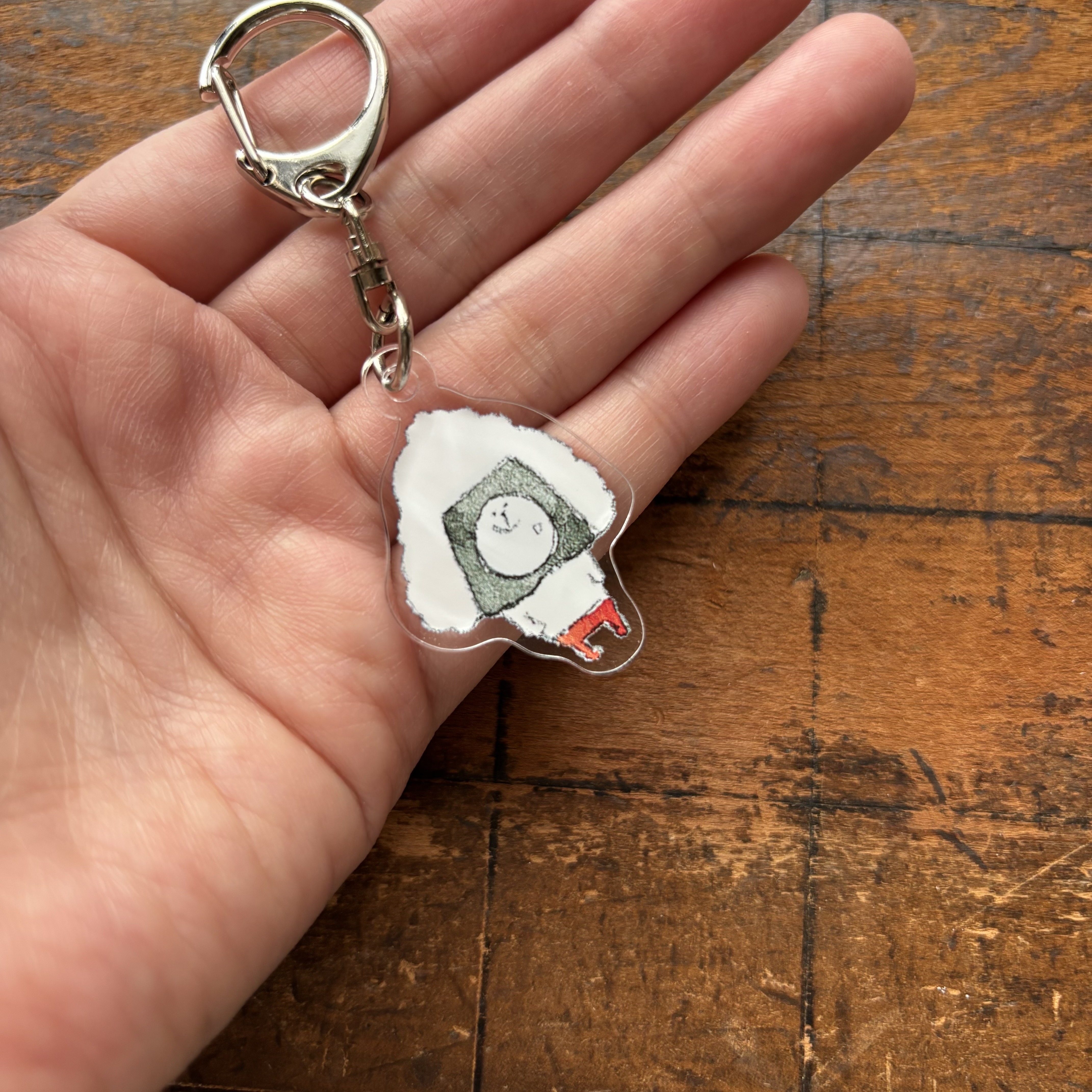 アクリルキーホルダー　おにぎり